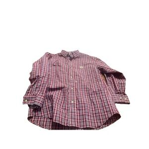 Panhandle Boys Red Long Sleeve Western Shirt! Medium 10